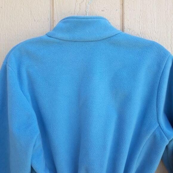 Vtg Lands' End Jacket‎ Fleece Windblock Mock Neck Collar Cinched Waist Zip S - Picture 8 of 11